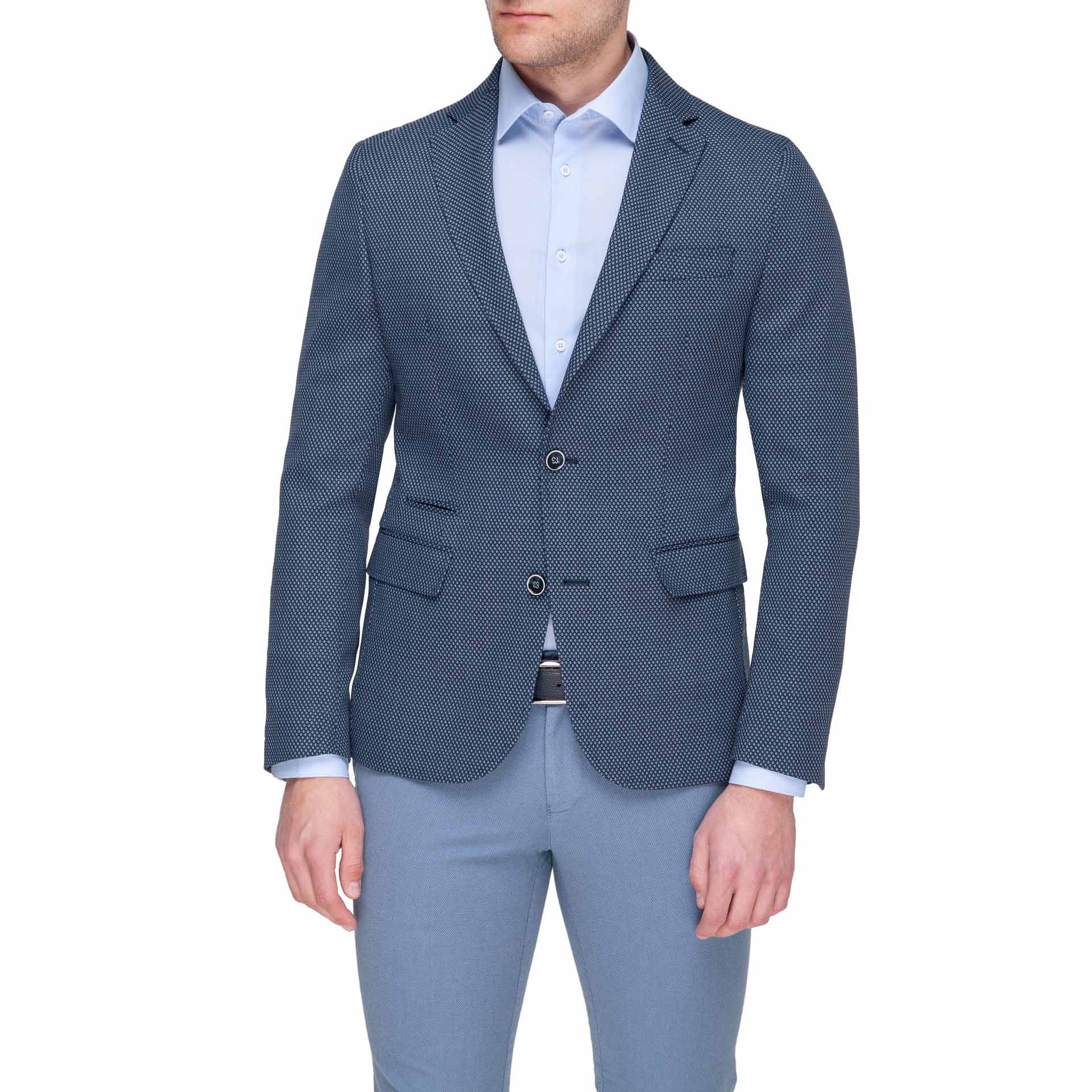 Піджак Business casual блакитного кольору
