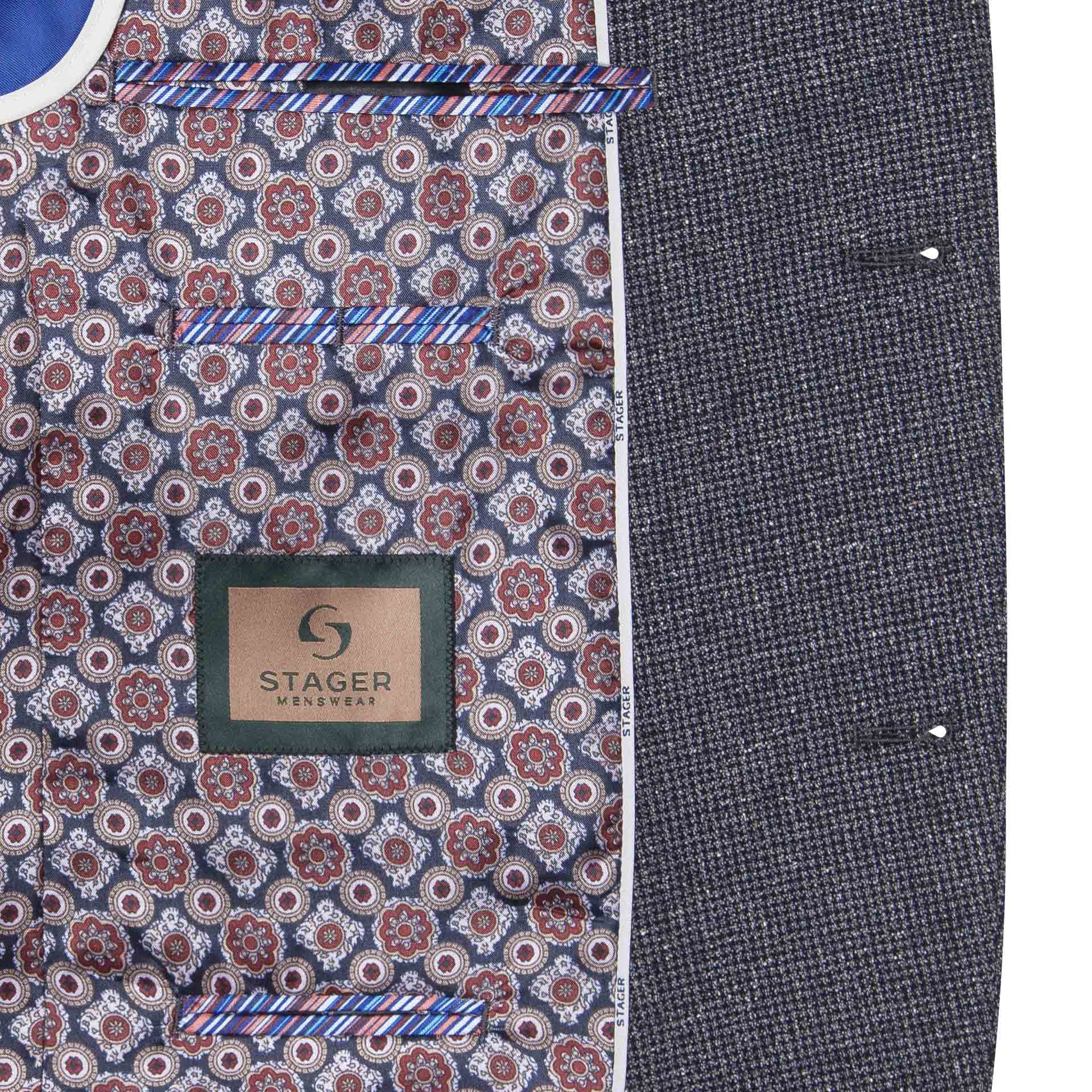 Пиджак серого цвета из итальянской ткани Vitale Barberis Canonico